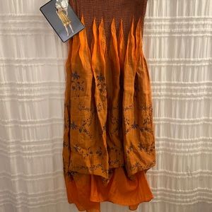 Fall🍁🍂In Love with This Silk Lapis Skirt/Dress